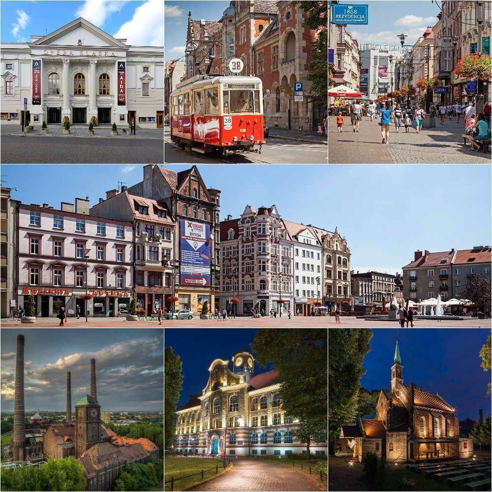 Bytom — panorama miasta